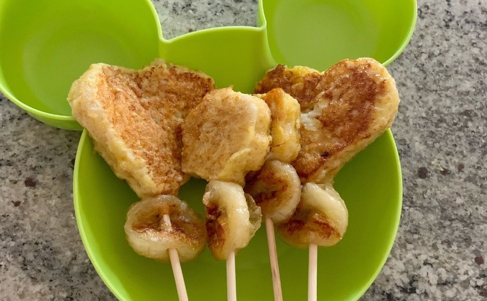 blw french toast sticks; blw eggs; make french toast kids; french toast recipe; french toast