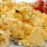 blw scrambled eggs; blw egg; fluffy scrambled eggs; scrambled eggs without milk