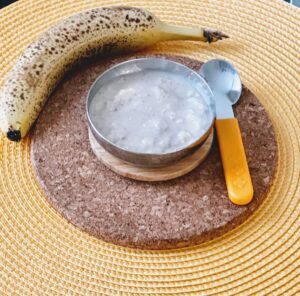 healthy banana oatmeal; banana oat recipe; banana oats