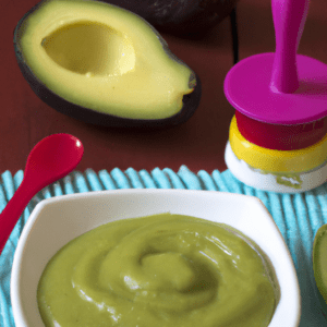 avocado puree for baby; avocado puree recipe; avocado for 6 month old