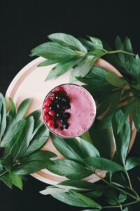 berry snack; yogurt and berries; blueberry yogurt bites; frozen fruit yogurt bites